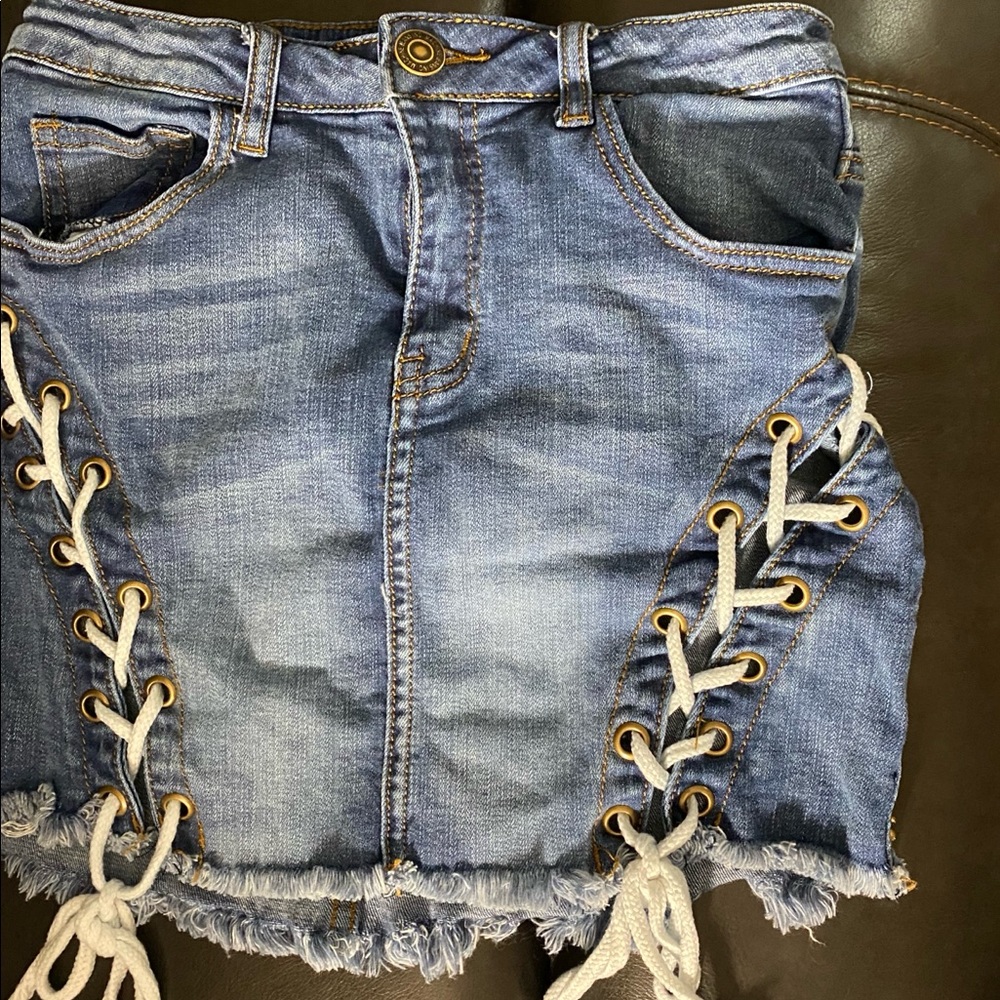 Denim skirt